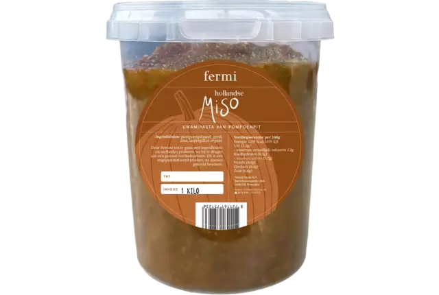 Hollandse miso pompoenpit pot 1kg kist 10 stuks
